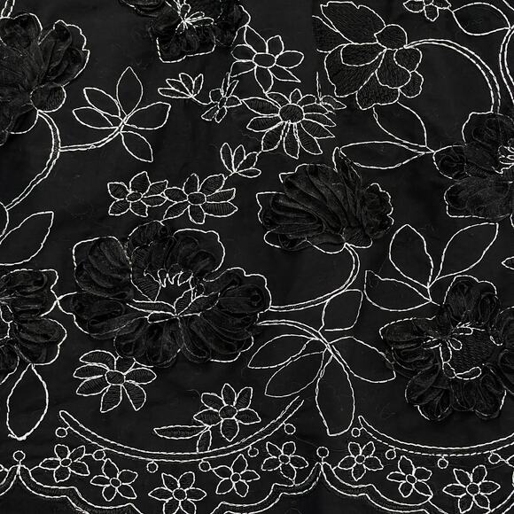 Vintage Torrid Womens Dress Plus Size 20 Floral 3D Ruffle Sleeveless Cotton - Picture 3 of 13